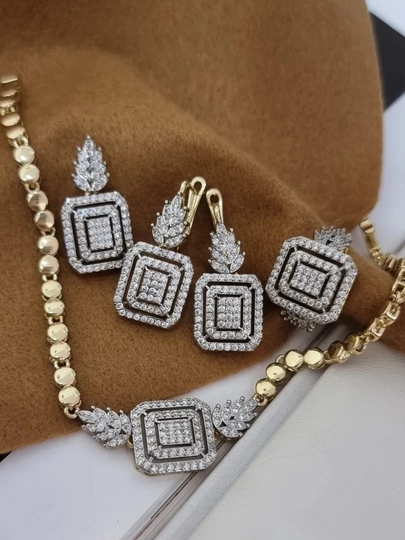 Комплект украшений, серьги, кольцо, браслет, цепочка, Messika Bvlgari, Vancleef — CARTEIR-XTOY-АМЕТИС-XTOY9