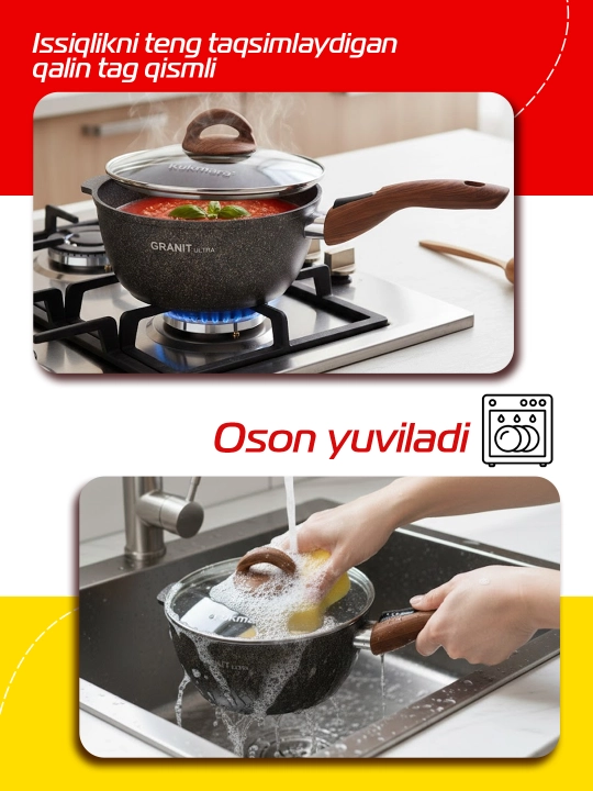 Kovsh Kukmara 2,2 litrli Granit Ultra (Rang-Original)