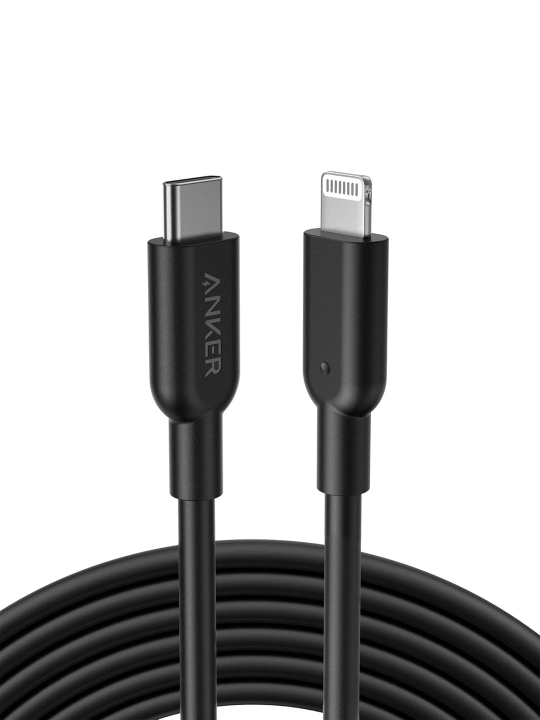 Anker USB-C Kabel 100W / 140W Tez Zaryadlash Type-C va Lightning iPhone MacBook uchun
