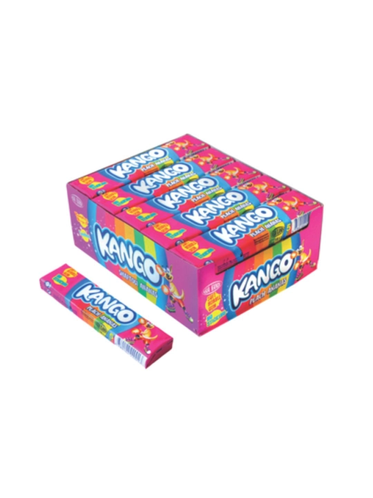 Жевательная резинка "KANGO" с персиковым вкусом, 24 штуки - 