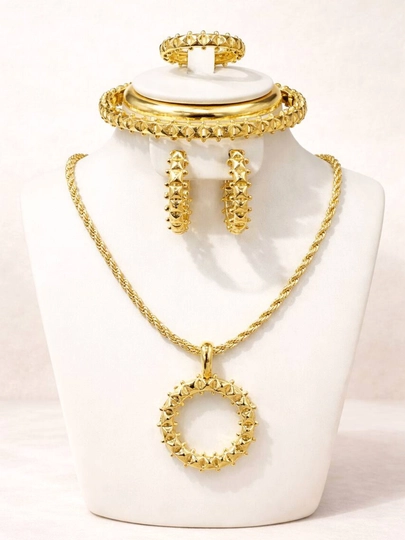 Комплект украшений, серьги, кольцо, браслет, цепочка, Messika Bvlgari, Vancleef — CARTEIR-XTOY-ЛАЙМ-XTOY20