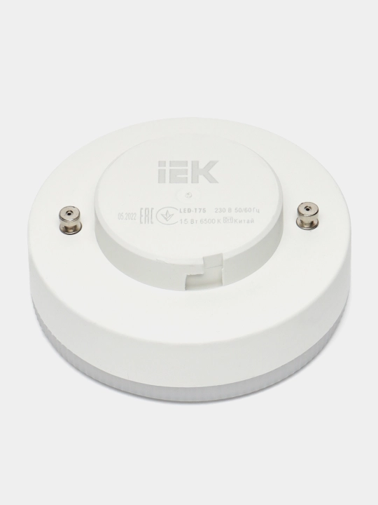 T75 LED lampa tabletka, 10Wt/12Wt/15Wt, 230V, GX53, IEK (4113 va 4114 yoritgich uchun)