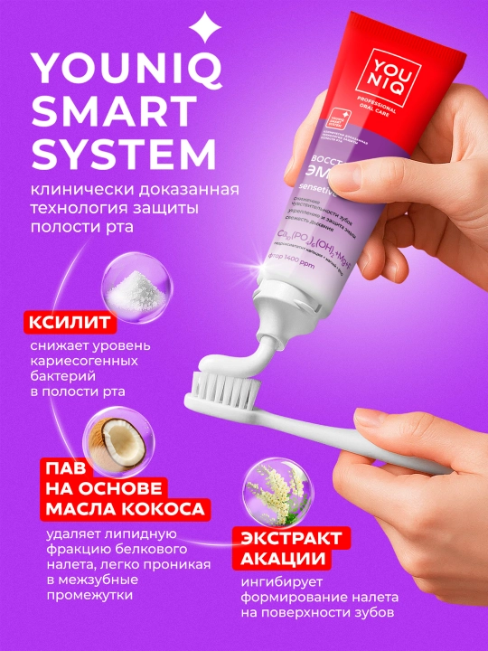 Зубная паста YOUNIQ® Для чувствительных зубов 100 г