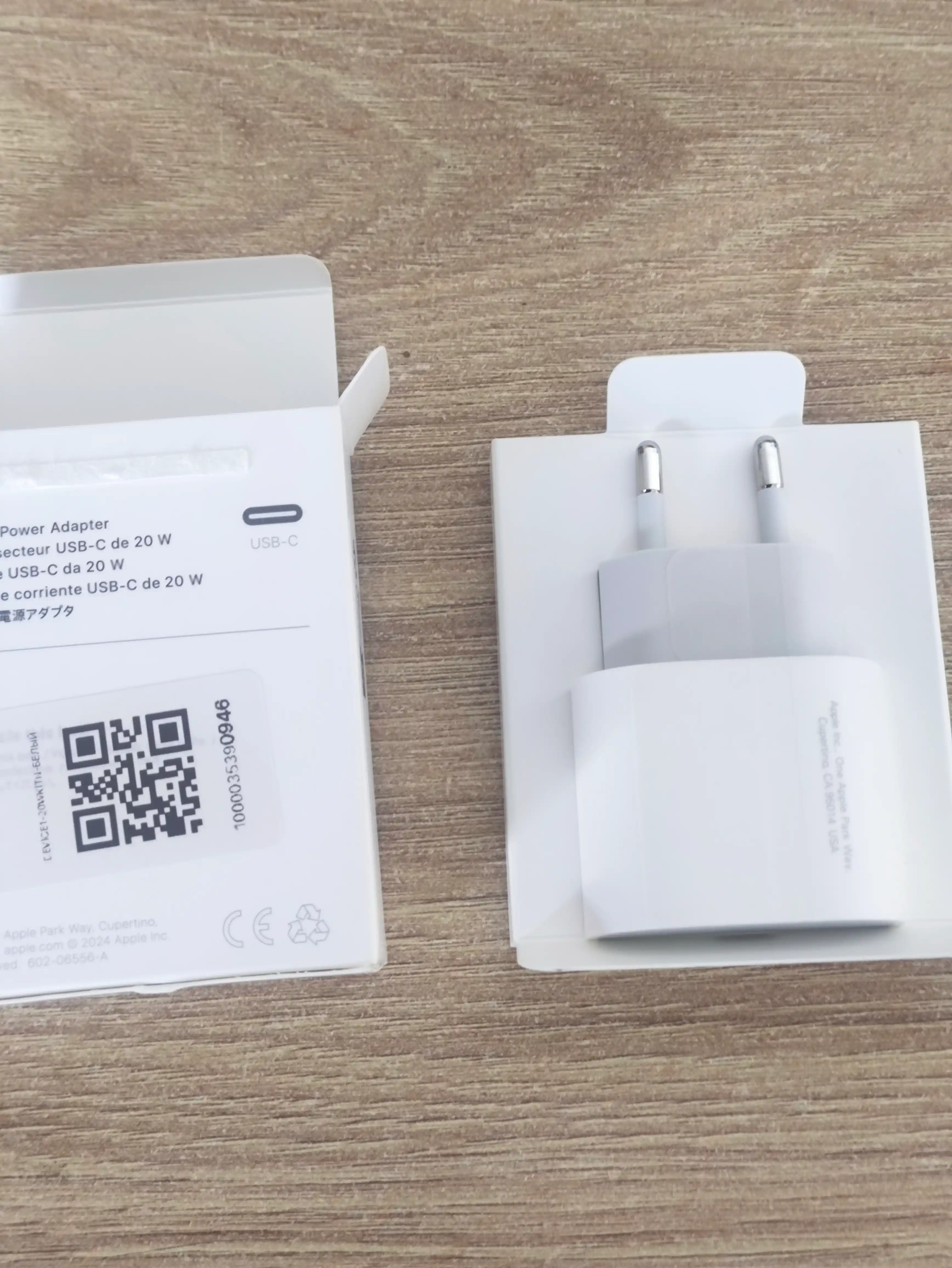Зарядка Apple 20W, зарядное устройство Apple 2 pin, адаптер 20W, для iPhone, iPad