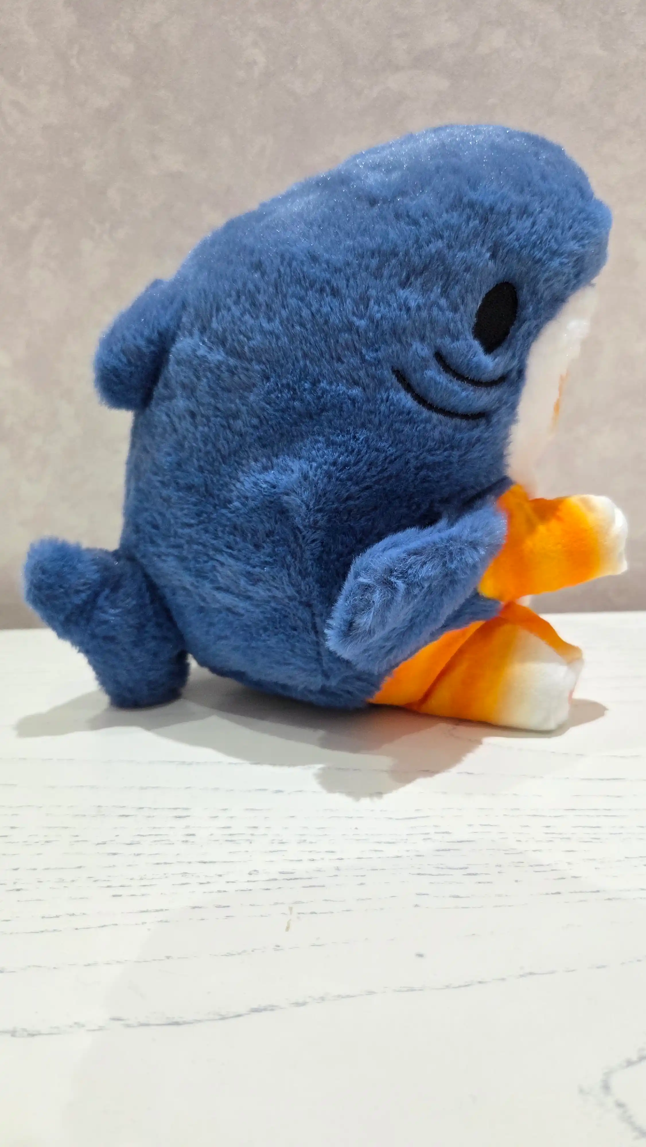 Мягкая игрушка кот акула плюшевый