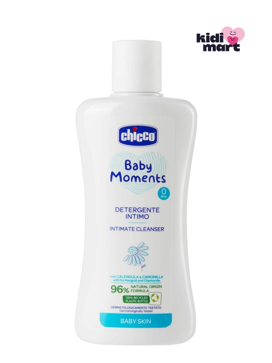 Гель для интимной гигиены Chicco Baby Moments с ромашкой и календулой 0м+, 200 мл - 