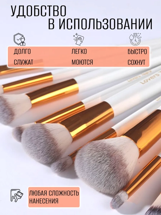 Профессиональный набор кистей для макияжа с подставкой, 12шт., подарочный набор для женщин