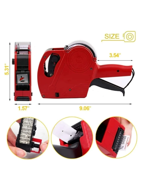 Etiket-pistolet Hongsheng MX-5500, narx yozish apparati, 1 qatorli