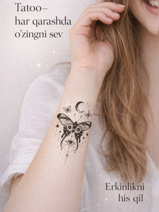 Yopishtiriladigan tatuirovkalar - 
