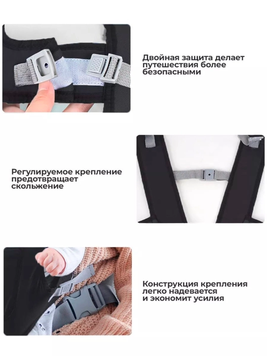Рюкзак-слинг, сумка кенгуру для переноски ребенка, эргорюкзак, сумка-хипсит