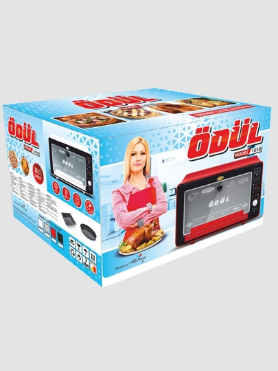Mini pech ODUL-1010, 36L elektr duxovka, 3 yil kafolat
