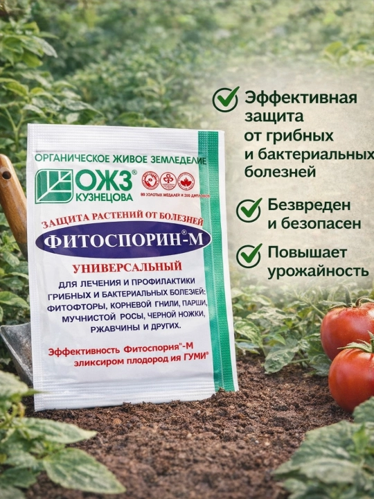 Fitosporin - m-o'simliklarni himoya qilish uchun biologik vosita, 10 gr