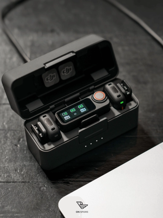 DJI Mic 3 simsiz mikrofon tizimi, 2.4 GHz, 250 m