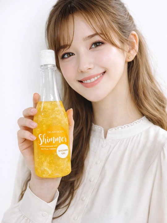 Yaltirab turadigan shimmer dush geli ayollar uchun 250 ml