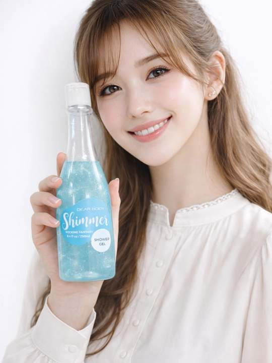 Yaltirab turadigan shimmer dush geli ayollar uchun 250 ml
