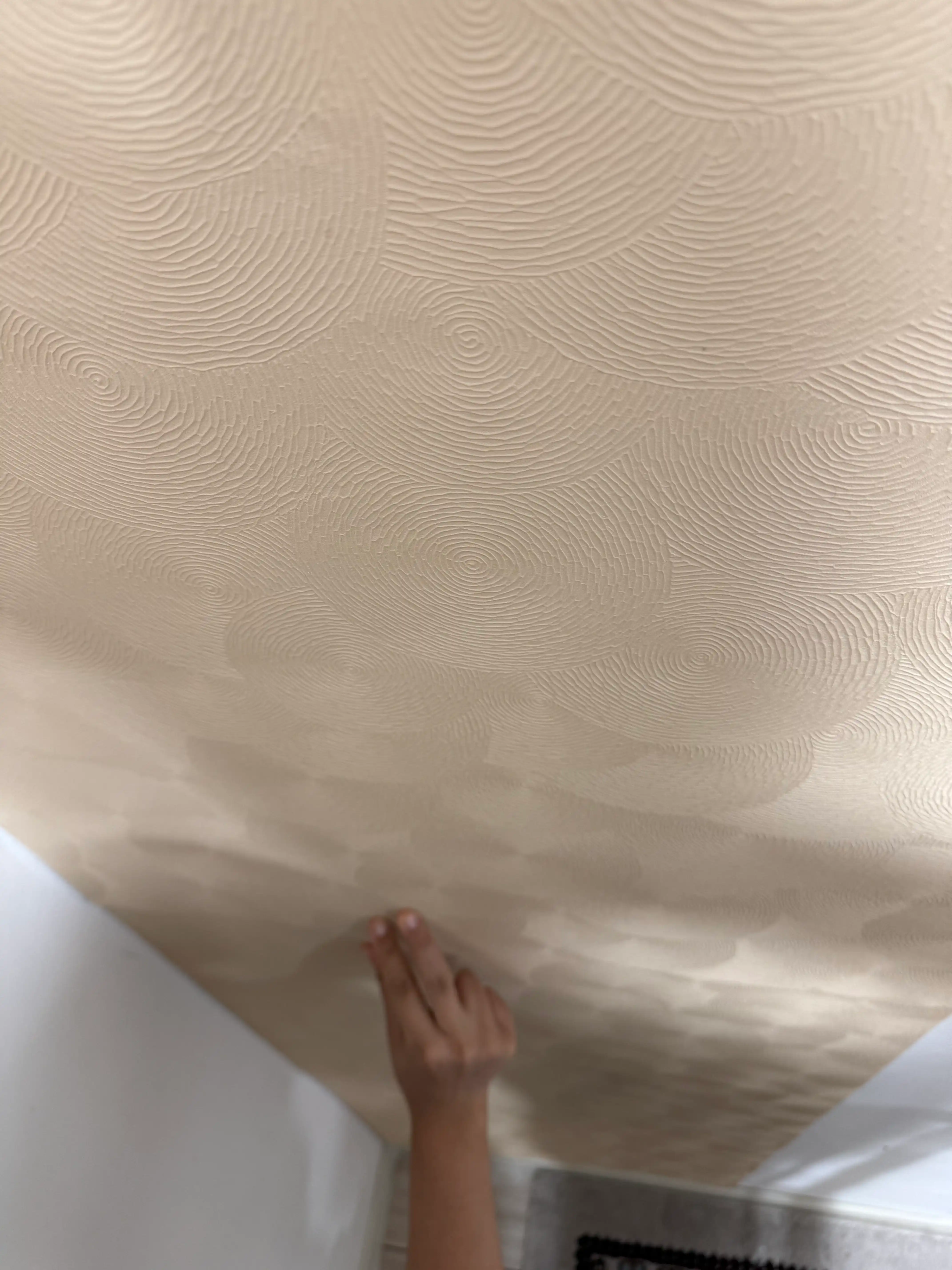 Devor uchun o‘z-o‘zidan yopishadigan 3D oboylar 60×60 sm, relyefli, och rangli