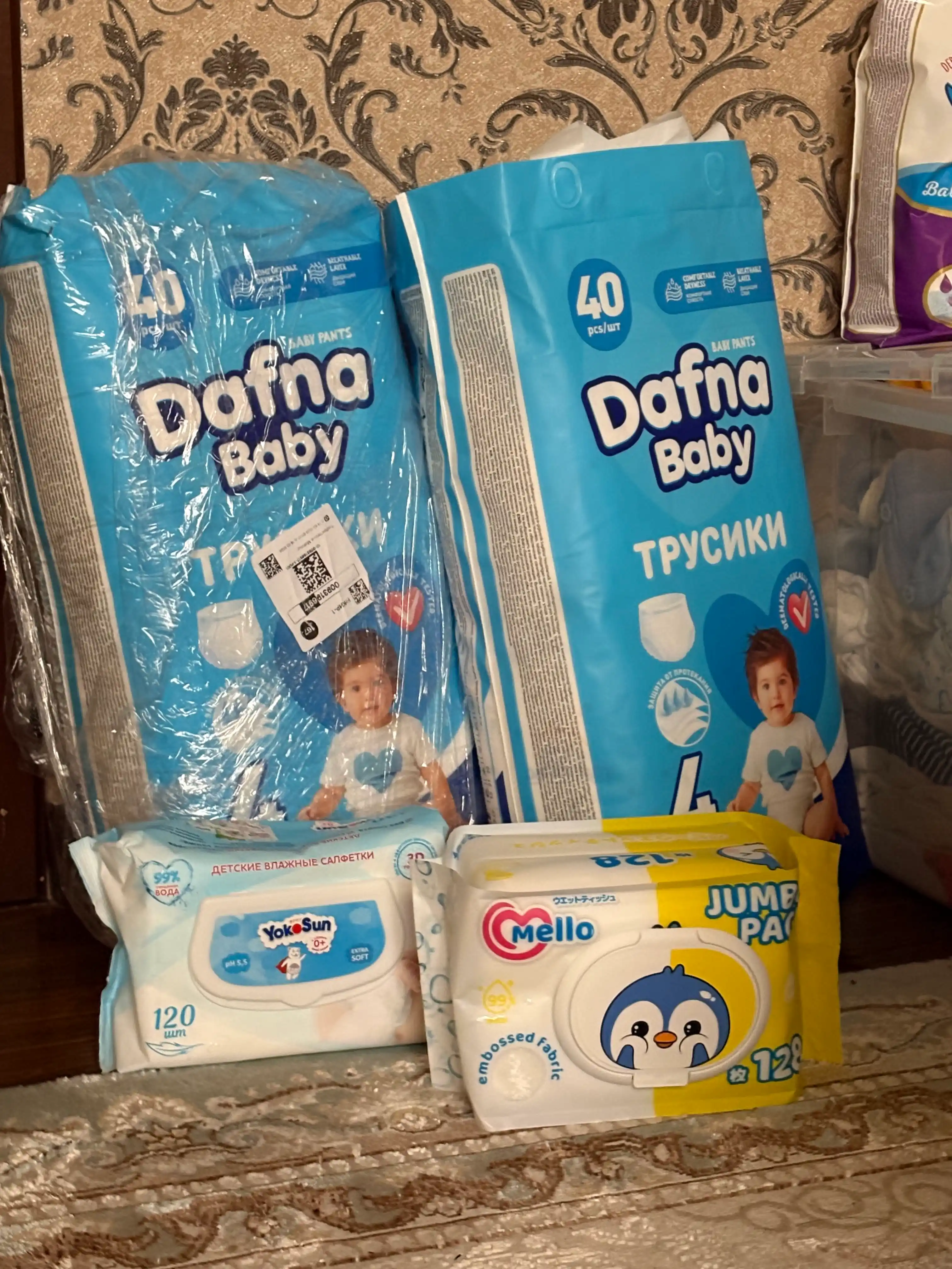 Bolalar tagliklari Dafna baby trusikchali, o'lchami 2, 3, 4, 5, 6