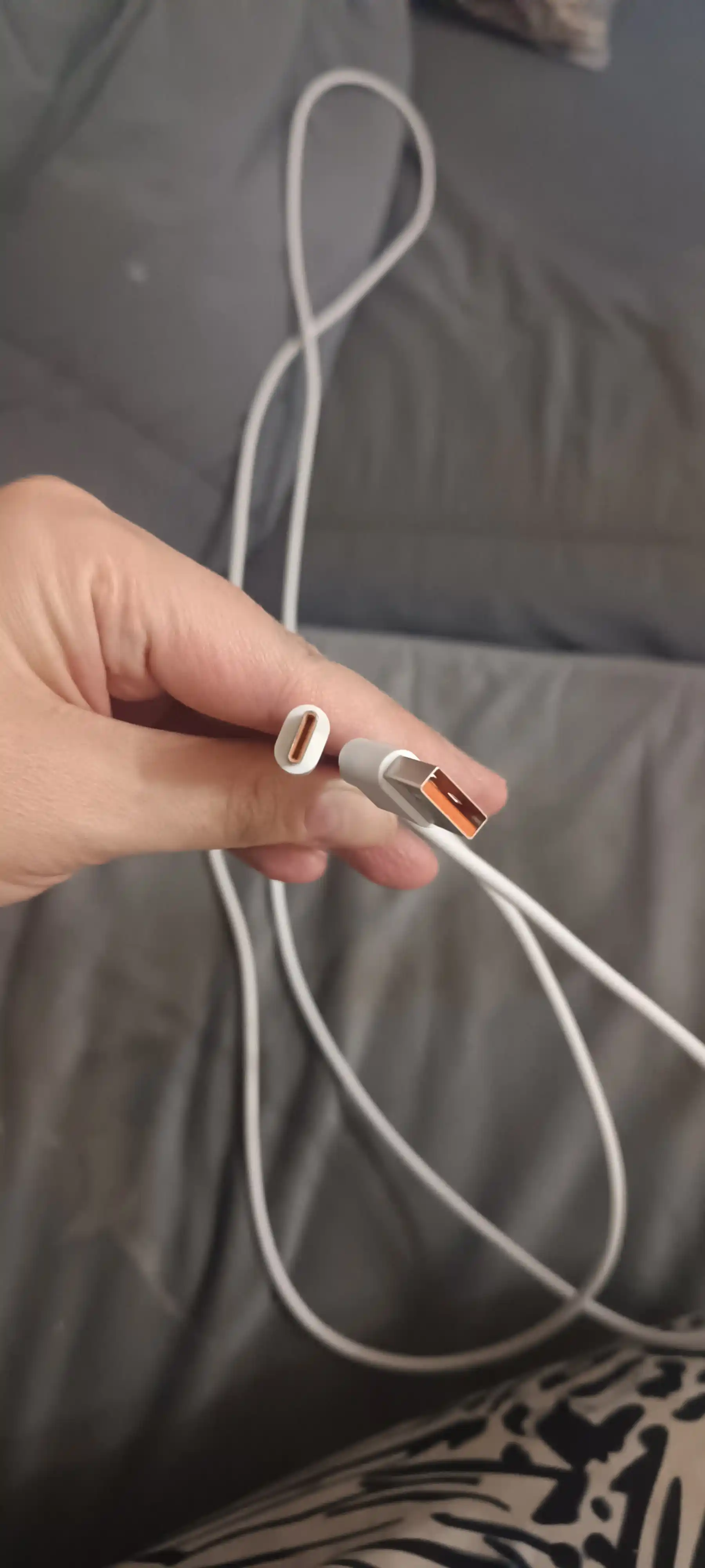 USB Type-C 3.0 kabeli, 6A, mustahkam, tez zaryadlash va ma’lumot uzatish uchun