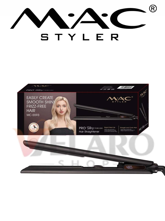MAC Styler professional dazmollar titan va keramik qoplamali soch tekislagichlar 150°—480°