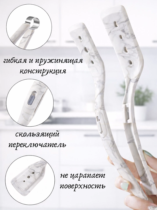 Кухонные силиконовые щипцы лопатка 2 в одном