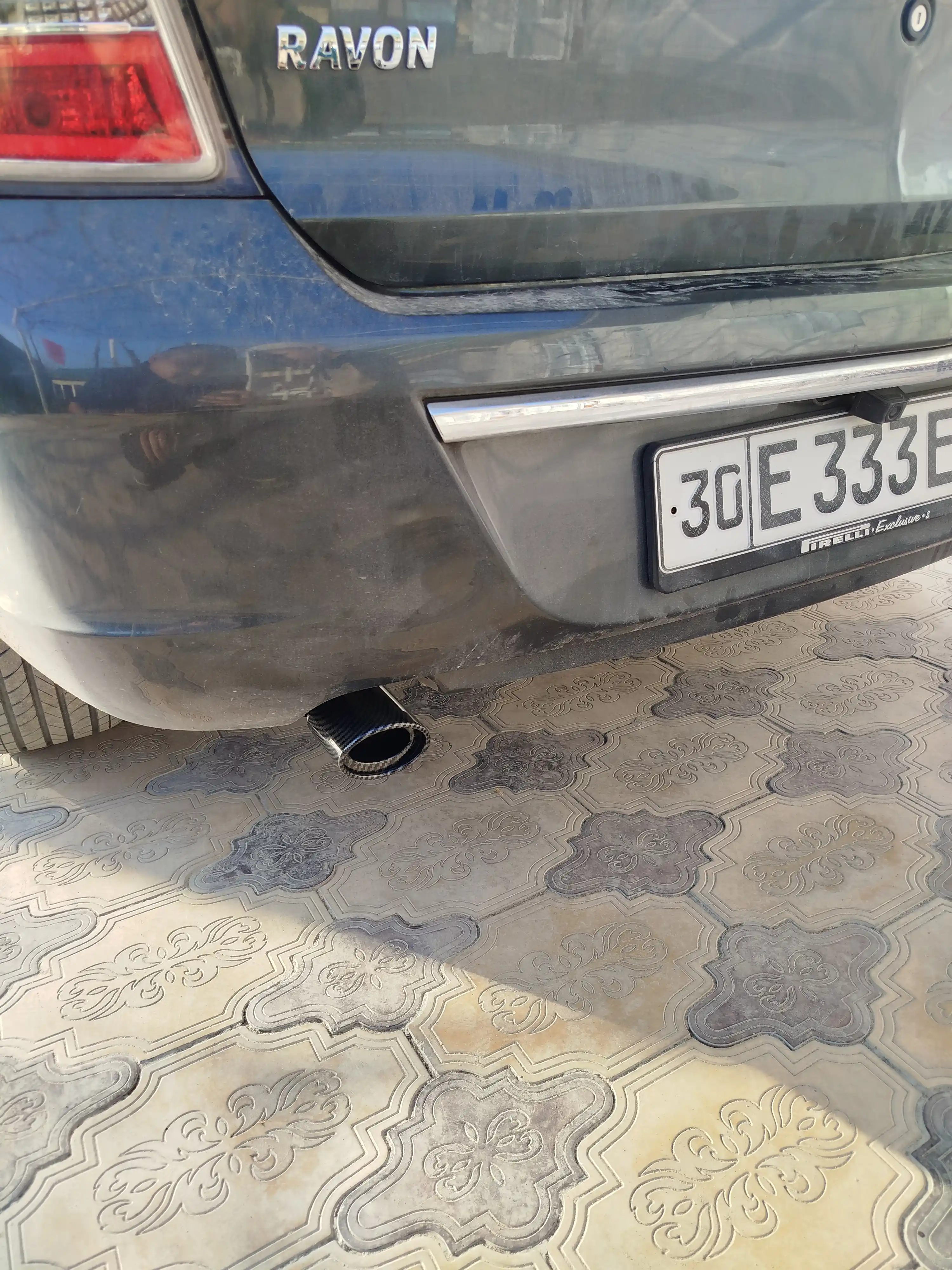 Насадка на глушитель из нержавеющей стали, с карбоновой накладкой для Chevrolet Cobalt