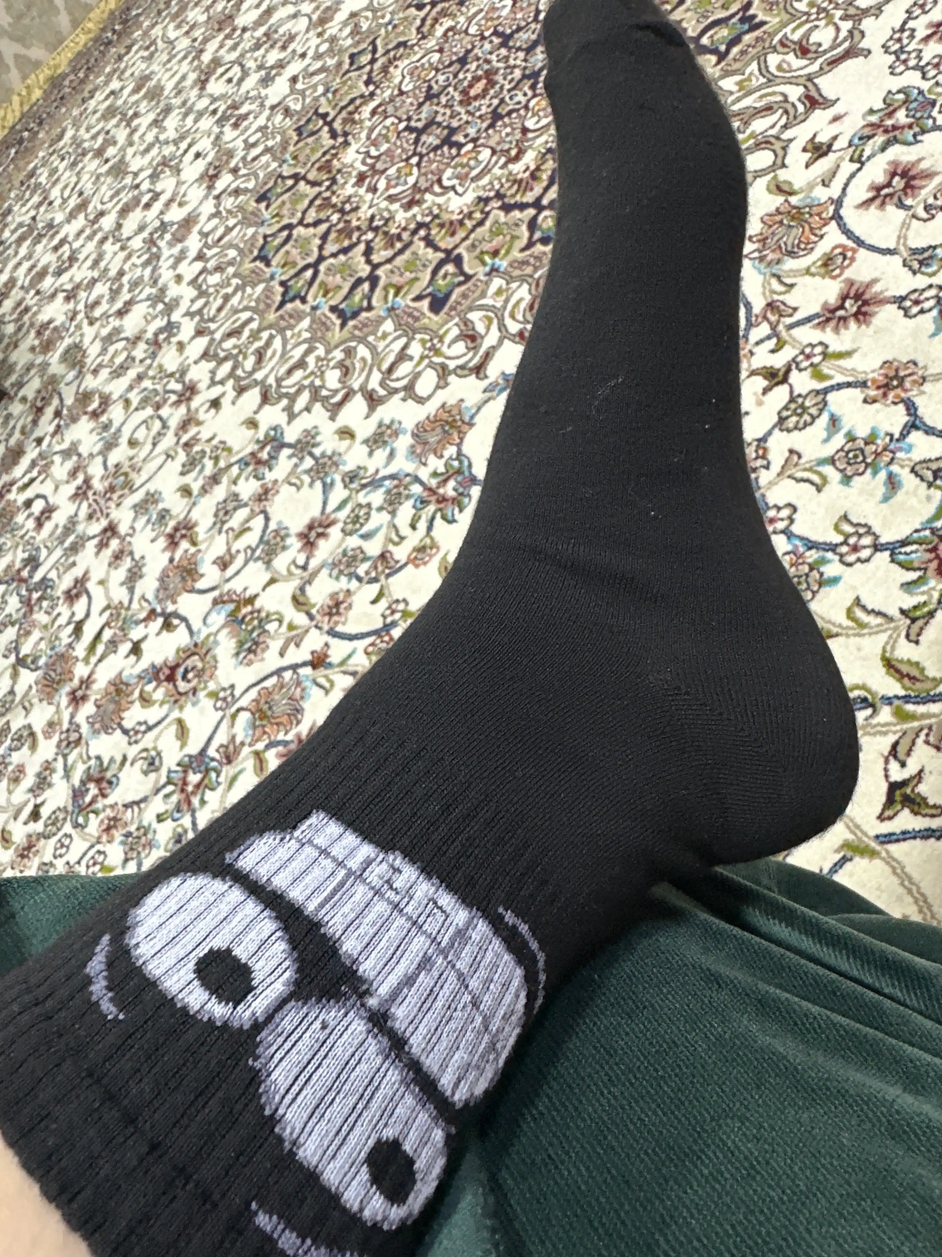 Носки с принтами эмоций, дышащие