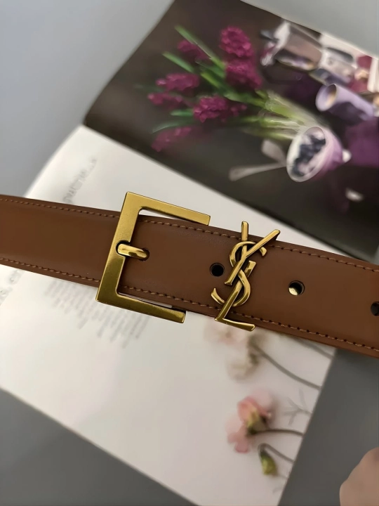 Metall qisqichli ayollar charm kamari, klassik, universal