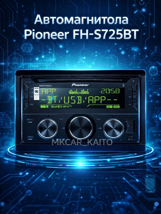 Автомагнитола Pioneer FH-S725BT