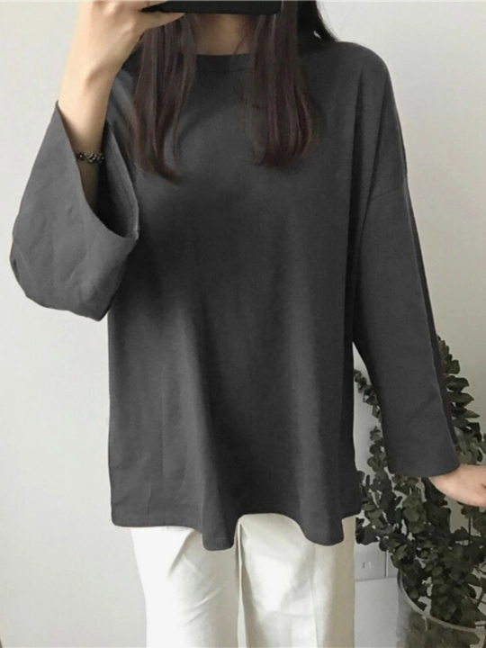 Ayollar uchun oversize longsliv, kofta - 