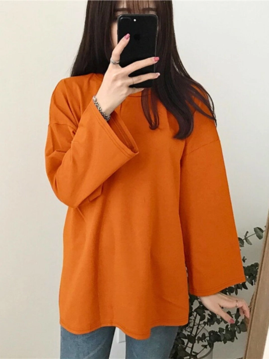 Ayollar uchun oversize longsliv, kofta - 