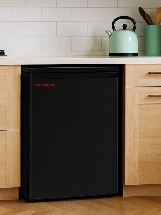 Холодильник Shivaki HS137RN Black Mat