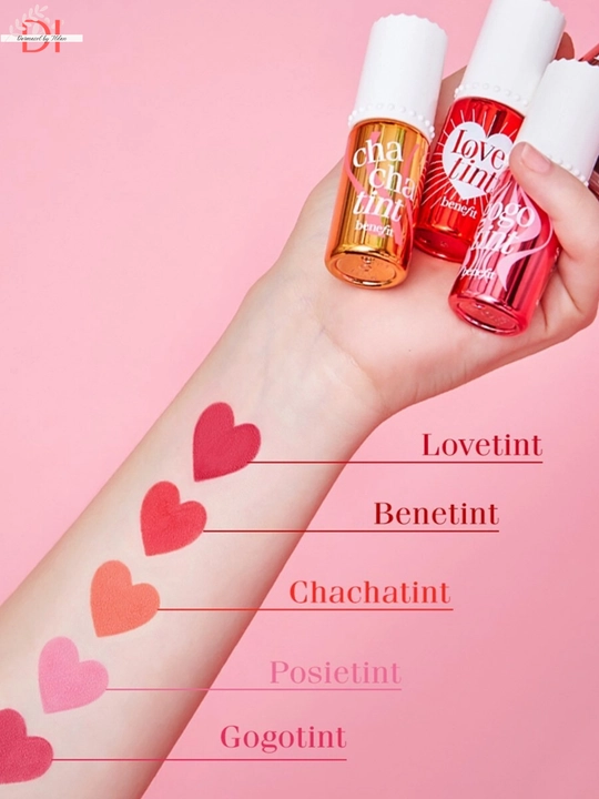 Lab va yonoqlar uchun Benefit Bene tint - tabiiy pushti rang, suyuq, yengil formula