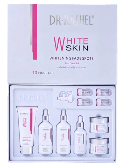Отбеливающий набор против пигментации Whitening Fade Spots Skin Care Kit, 10 pcs/set