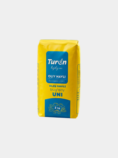 Мука пшеничная Turon, высший сорт, 2 кг — TURON-TUR2