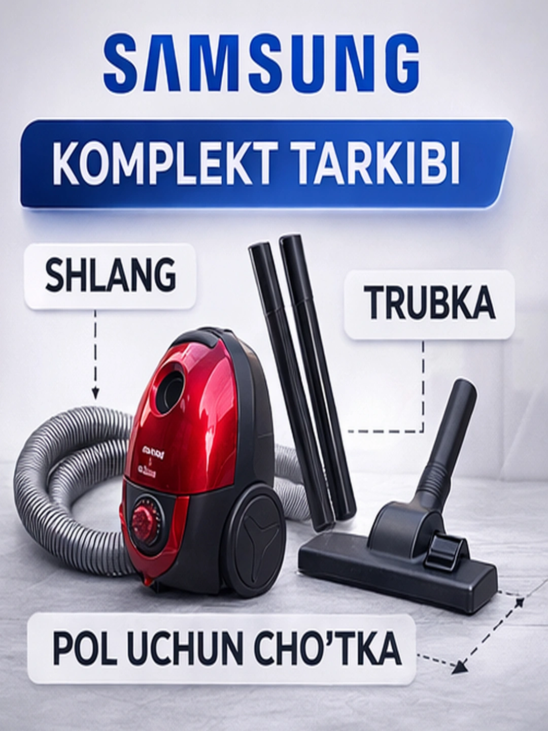 Пылесос Samsung (2000W) – Идеальная чистота и защита вашей семьи за 599000 сум со скидкой 67%. Uzum Market