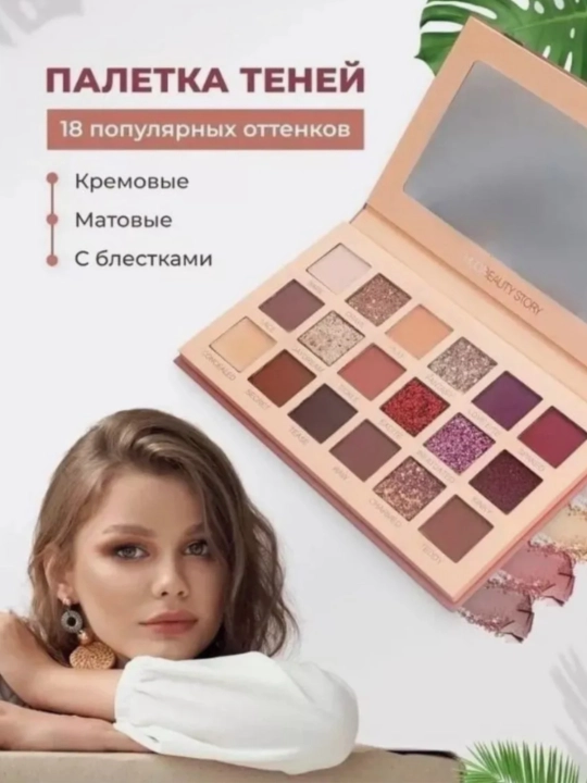 Палетка теней для век Huda Beauty The Nude Eyeshadow Palette