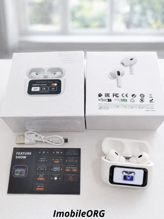 A Pods Simsiz quloqchinlar Pro 2, sensorli, iPhone va Android uchun, Bluetooth