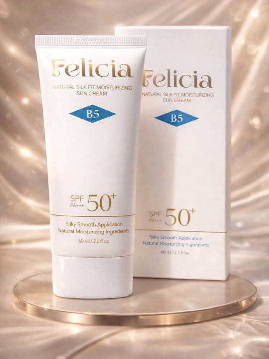 Felicia B5 Sun Cream SPF50+/PA++++ — солнцезащитный крем, 50 мл - 