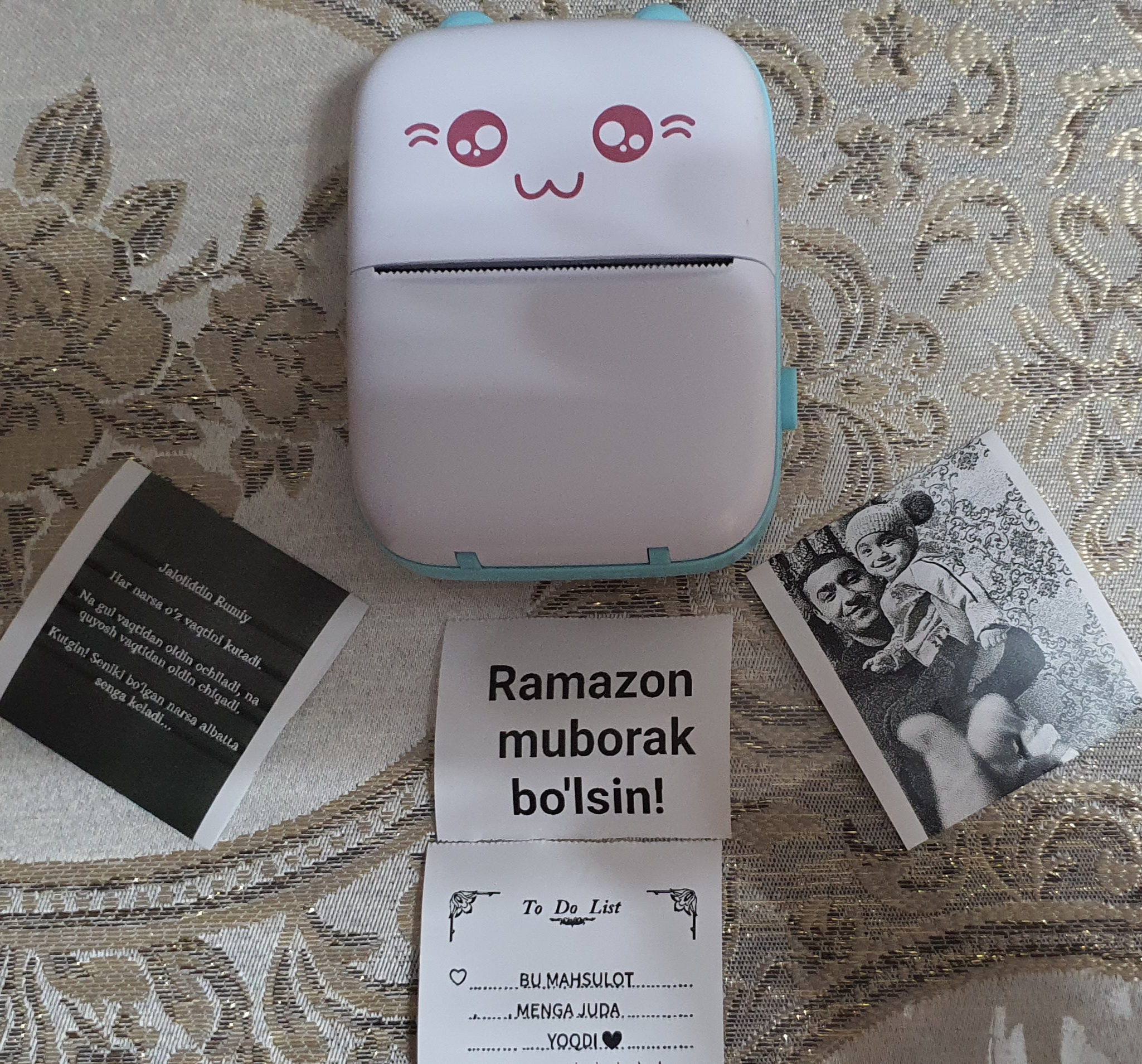 Беспроводной мини термопринтер для телефона, для детей, с Bluetooth