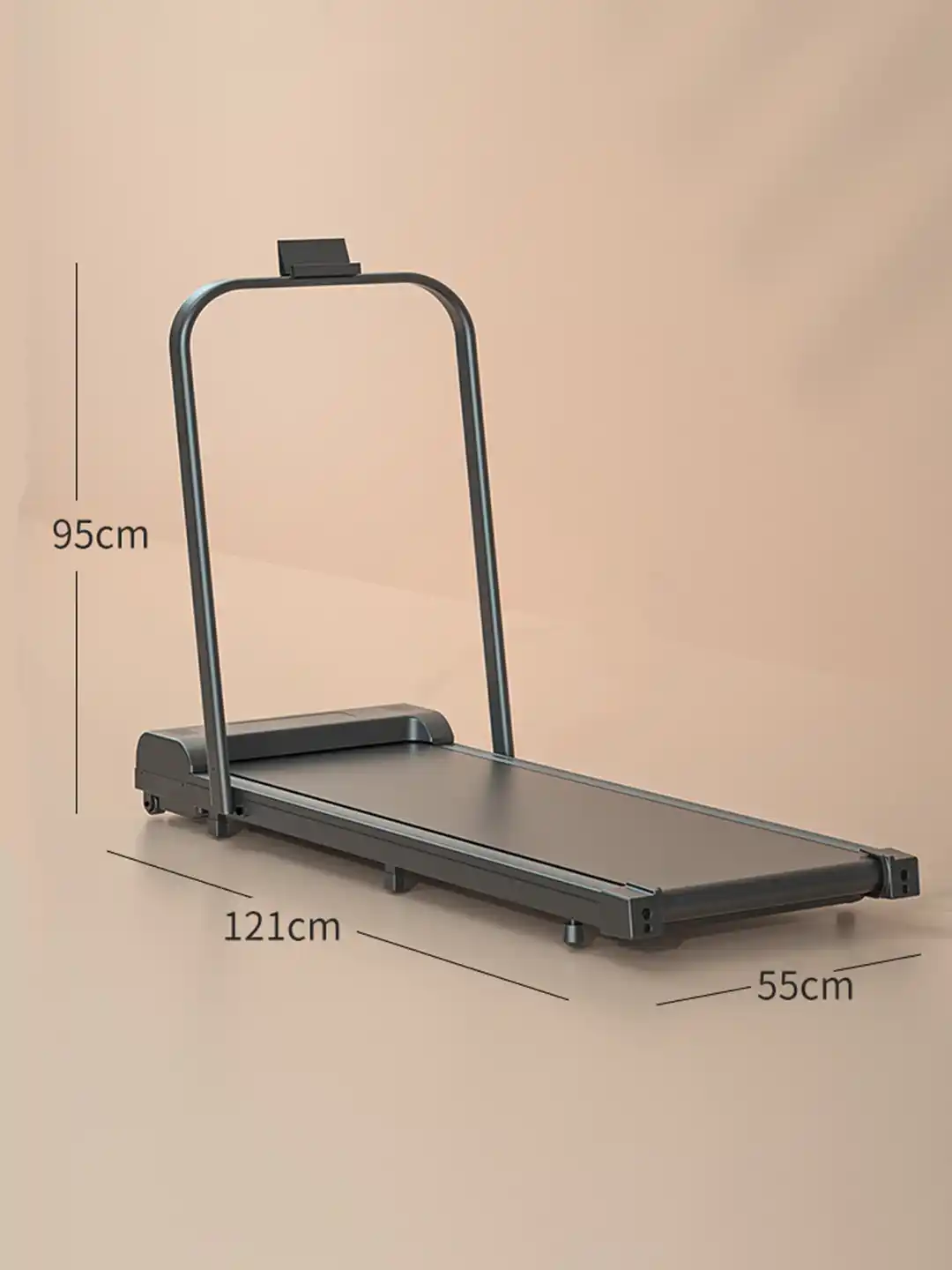 Uyda yugurish yo'lagi, yig'ma, ixcham, yurish uchun, maksimal yuk ko'tarishi 110 kg