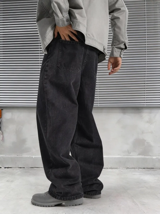 Keng jinsi shimlar to‘g‘ri trubkalar oversize y2k sk8 rap baggy jeans