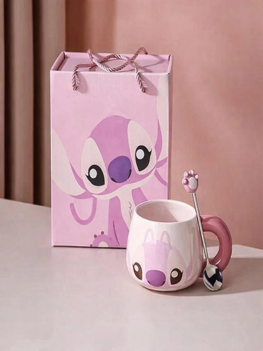 Bolalar uchun keramik krujka va idishlar to‘plami Disney dizayn, sovg‘a qutisi bilan - 