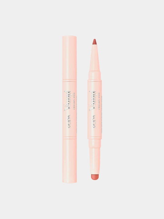 ПОМАДА ДЛЯ ГУБ PUPA VAMP! CREAMY DUO ТОН 007 ПЕРСИКОВЫЙ НЮД - 