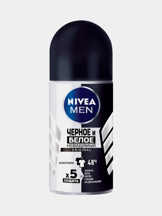 Dezodorant NIVEA erkaklar uchun must Power korinmas himoya qora va oq, 50 ml - 