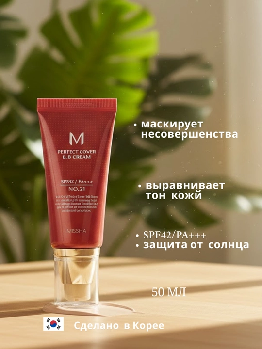 MISSHA M Perfect Cover BB Cream SPF42/PA+++ тональный крем - 