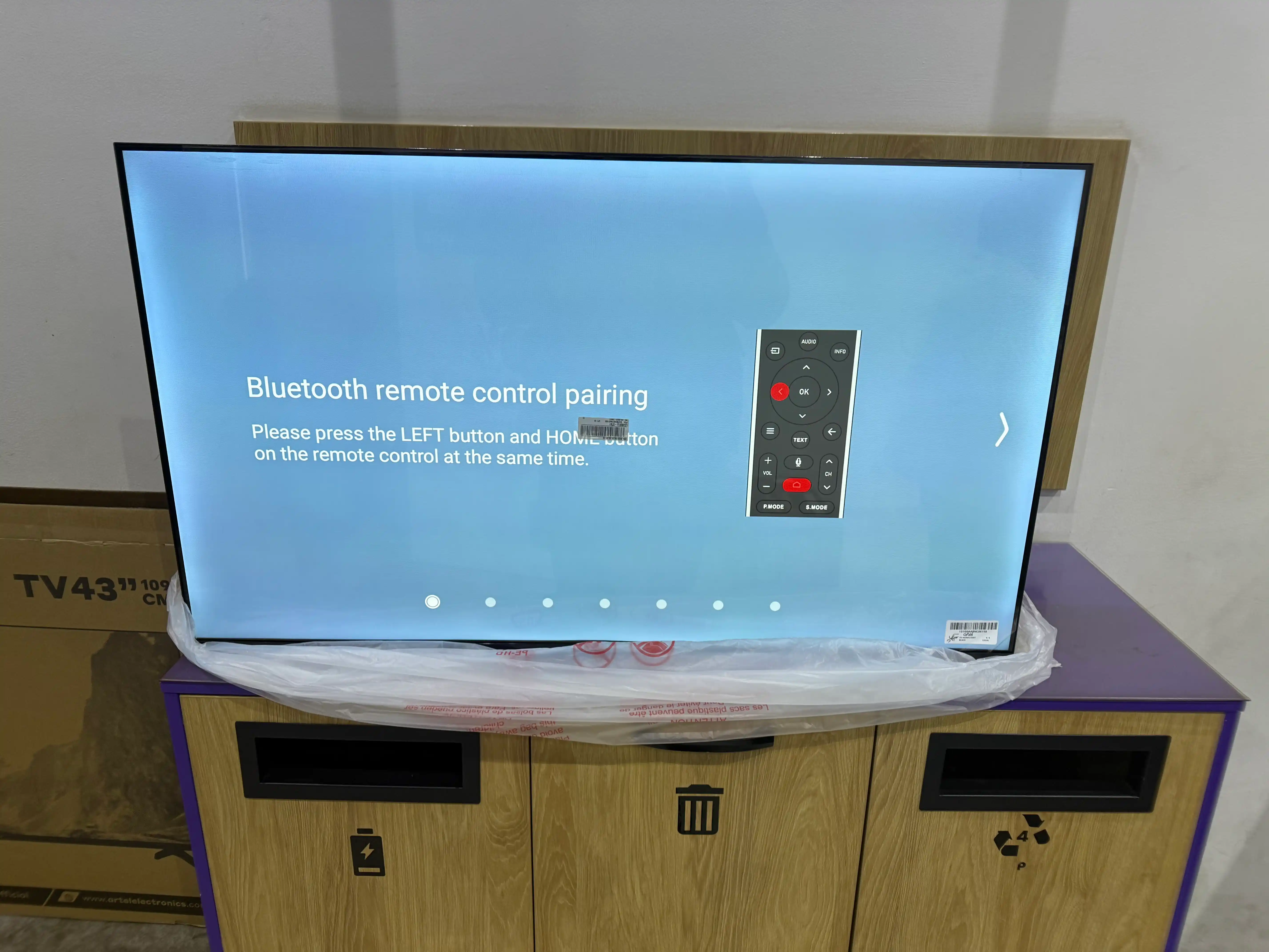 Телевизор Smart Artel A43NFCH001 43" Android tv FHD, пульт с голосовым поиском
