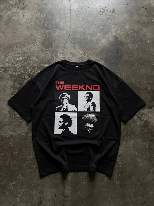 Erkaklar va ayollar uchun THE WEEKND futbolkasi, yoz mavsumi uchun