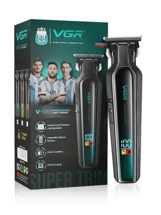Soch va soqol olish uchun VGR V-930 professional akkumulyatorli mashina