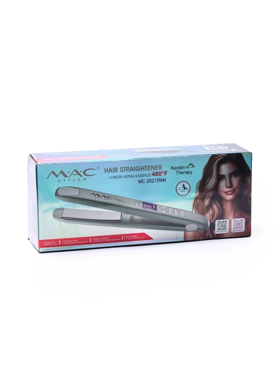 Professional soch tekislovchi dazmol MAC Styler MC-2021 Keramika, LCD displeyli
