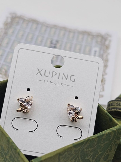 Женские серьги золотого цвета, бренд Xuping — JEWELRI-XUP002-ПРИГХАК